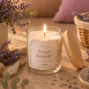 French Lavender- Vela Aromática Artesanal